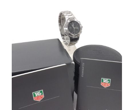 Tag Heuer Kirium chronograph automatic stainless steel gentleman's bracelet watch, ref. CL2110, no. HH4038, 42mm (WLWQH)  *Ta