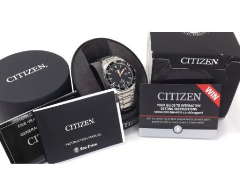 Citizen Eco-Drive Diver's 200M stainless steel gentleman's bracelet watch, ref. E168-S081491, 43mm (923WHY)  *Citizen Eco-Dri