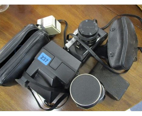 Mixed cameras to include a Fujica camera