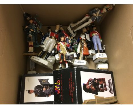 A quantity of ceramic Napoleonic figures