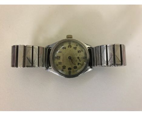 A timer military wristwatch: ATP mark to the back, c1940s