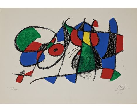 Joan Miró (Spanish, 1893-1983), Lithographs II: one plate (M.1044), 1975, lithograph, signed in pencil, numbered XXXVI/LXXX, 