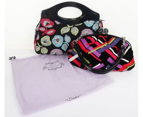Two Lulu Guinness Bags
Add a touch of charm to your collection with these stunning Lulu Guinness clutch/evening bags. This lo