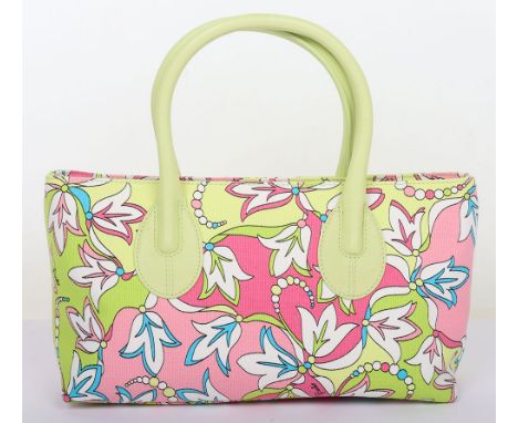 Vintage Emilio Pucci Mini Handbag
Vintage Emilio Pucci mini handbag, a true collector's item. Renowned for its vibrant colour