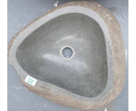 Pebble Effect Hand Basin:(please refer to conditions on lot 599) 
