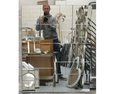 Geometric Mirror: 100 x 78cm x 2(please refer to conditions on lot 599) 