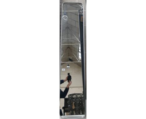 Silver Framed Arden Cheval Dressing Mirror Full Length Floor Standing:(please refer to conditions on lot 599) 
