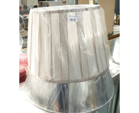 2 Large Modern Light Shades:(please refer to conditions on lot 599) 