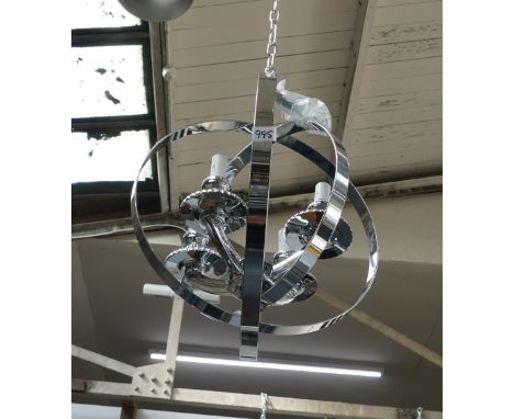 Modern Kensington Townhouse Iron Pendant Light:(please refer to conditions on lot 599) 