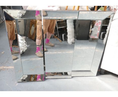 3 Piece Sectional Wall Mirror:(please refer to conditions on lot 599) 
