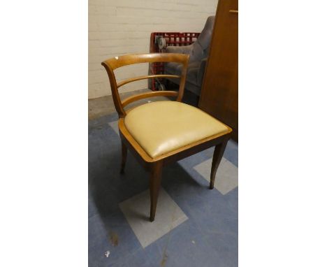A Vintage Ladder Back Chair, Legs Scratched 