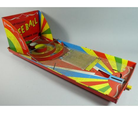 A Chad Valley Skee Ball Tin Plate Bagatelle Game, 74cm Long 