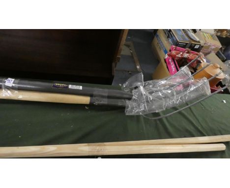 A Garden Fork and a Manure Fork, (Plus VAT) 