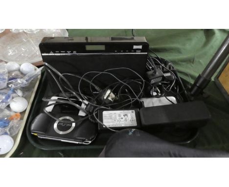 A Vintage PSP, I phone, Polaroid Player etc 