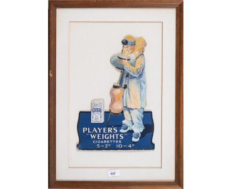 Vintage advertising. Imperial Tobacco Co. Ltd., Player's "Country Life" smoking mixture, designed by H.M Brock, c.1906, litho