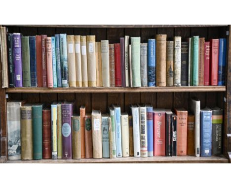 Books. Eight shelves of antiquarian and later books, including Shakespeare (William), The Works, fourteen volume set, the Hen