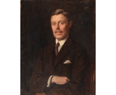 Victor Scharf (1872-1943), Portrait of Frederick James McGarvey, signed upper right (Scharf Wien), oil on panel, 79cm x 63.5c