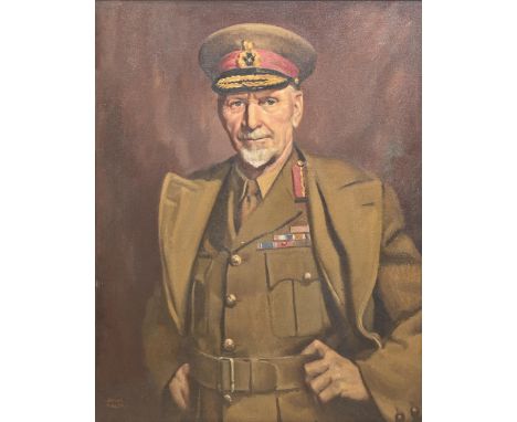 Arthur E Fuller (exh. 1926-1935) - Portrait of Field Marshal Jan Smuts,&nbsp; half length in uniform, signed, oil on canvas, 