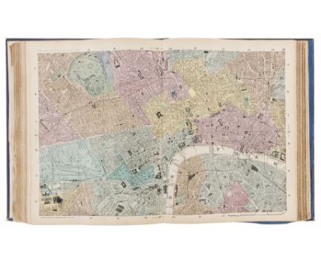 ***Please note, the description of this lot has changedLondon.- Bacon (George W.) New Large-Scale Ordnance Atlas of London & 