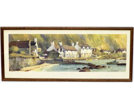 Carriage Print NEVIN, CAERNARVONSHIRE by Ellis Silas from the London Midland (A) Series, issued 1950. In excellent condition 