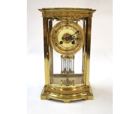 A French Ormolu mantle clock (No. M99) dated and certificated circa 1850, key and original receipt present. 30cmOverall in ve
