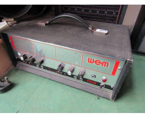 A WEM PA40 amplifier and WEM speaker (2)