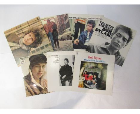 BOB DYLAN: Seven LP's to include 'Bob Dylan', 'The Freewheelin Bob Dylan', 'The Times They Are A Changin', 'Another Side Of B