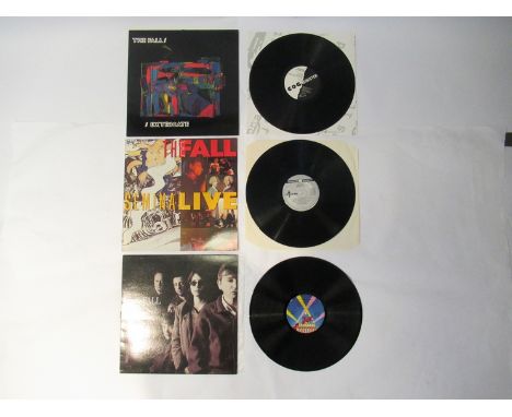 THE FALL: Three LP's to include 'Light User Syndrome', JETLP 1012, 'Extricate', 842 204-1 and 'Seminal Live', BBL 102 (3- med