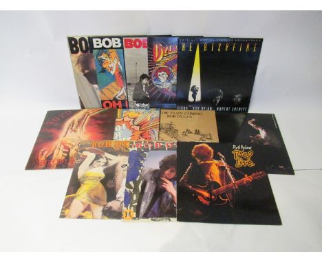 BOB DYLAN: Twelve LP's to include 'Slow Train Coming', 'Saved', 'Shot Of Love', 'Infidels', 'Real Live', 'Empire Burlesque', 