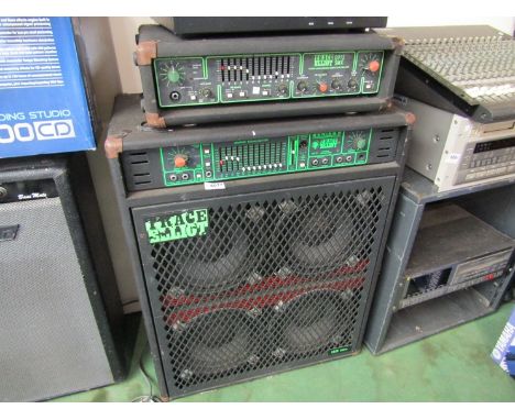 A Trace Elliot 1210 combo amplifier with inbuilt GP12 graphic pre-amplifier together with a Trace Elliot GP12 SMX bass pre-am