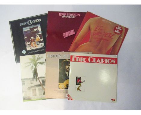 ERIC CLAPTON: Six LP's to include 'E.C. Was Here' 2394 160, 'No Reason To Cry', 2479 179, 'Another Ticket', RSD 5008, 'At His