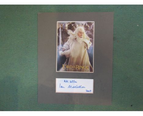 A publicity photo for the film of The Lord of the Rings, The Return of the King, showing Ian McKellen in the role of Gandalf.
