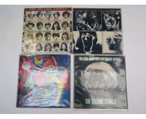 ROLLING STONES:  Four LP's including 'Some Girls', 'Big Hits ...', 'Dirty Work' and 'Emotional Rescue' (media and sleeves VG/
