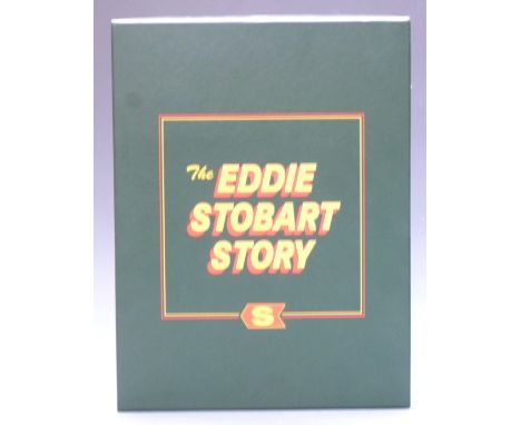 Corgi The Eddie Stobart Story limited edition diecast model gold plated lorry and signed book set CC86610, in original box