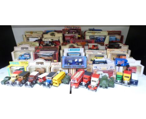 A large collection of mainly Matchbox Models of Yesteryear diecast model vehicles, most in original boxes.&nbsp;