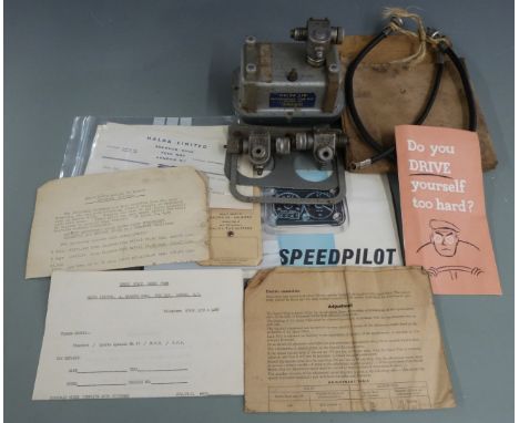 Halda Speedpilot classic car rally timer clock, complete with cables, drive units, brackets and original paperwork