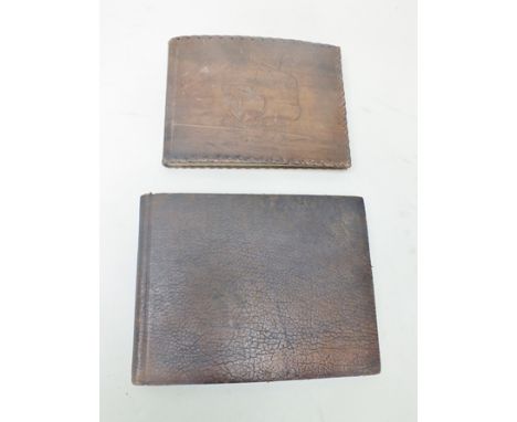TWO AUTOGRAPH BOOKS FROM THE 1920's includes signed photograph cards, Darrell Fancourt, Cedric Hardwicke, Gracie Fields, Phyl