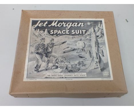 A COMPLETE AND ORIGINAL RARE BOXED "JET MORGAN" SPACE SUIT, based on the radio series Journey Into Space and produced by J an