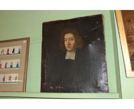 Manner of Mary Beale, portrait of a gentleman, oil on canvas, 76cm by 63cm 