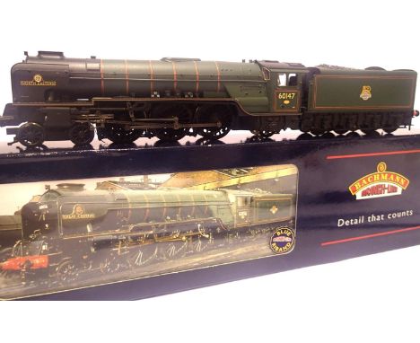 Bachmann North Eastern 60147 in BR green, early crest in excellent condition, wrong box - 32-552, blue version. P&amp;P Group