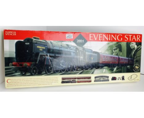 Hornby Marks &amp; Spencer 'Evening Star' Train Set Boxed - Contents Unused P&amp;P Group 2 (£18+VAT for the first lot and £3