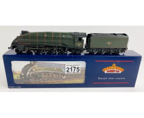 Bachmann 31-960A Class A4 60015 'Quicksilver' BR Green (Weathered) Loco with Etched Name Plates Pack, NO Detail Pack or Instr