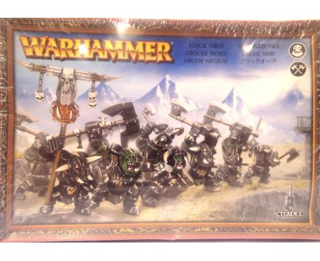 Warhammer Black Orcs, set of ten in factory sealed box. P&amp;P Group 1 (£14+VAT for the first lot and £1+VAT for subsequent 