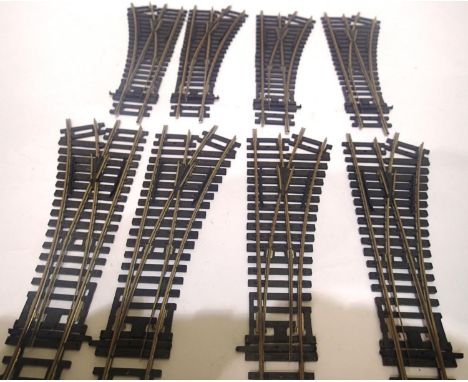 Eight Hornby points - R8072 x2, R8073 x6, all good/used condition. P&amp;P Group 1 (£14+VAT for the first lot and £1+VAT for 