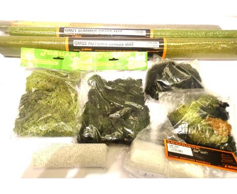 Gaugemaster/Noch - gravel mat, Summer grass mat, Autumn grass mat, and Lichen and Mod Roc. P&amp;P Group 1 (£14+VAT for the f