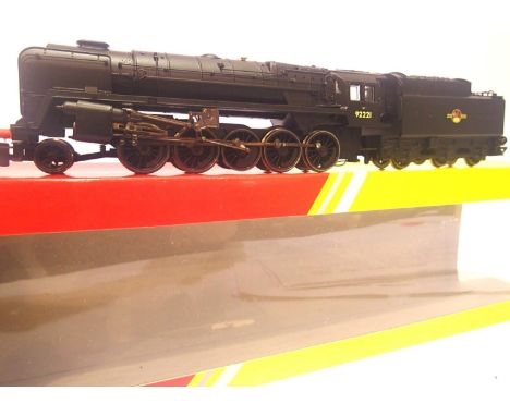 Hornby R2880 9F 2.10.0 locomotive DCC on board, black 92221. P&P Group 1 (£14+VAT for the first lot and £1+VAT for subsequent