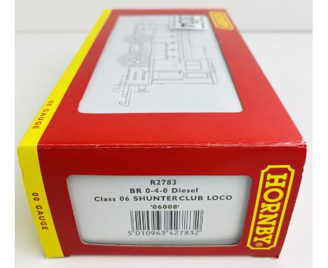 Hornby R2783 BR 0-4-0 Class 06 'Blue Pullman' Livery Loco with Detail Pack, Instructions, Boxed - P&amp;P Group 1 (£14+VAT fo