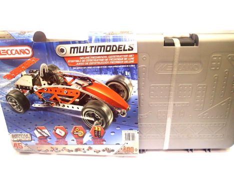 Meccano Multi Models cased set to make 45 models, still factory sealed. P&amp;P Group 2 (£18+VAT for the first lot and £3+VAT