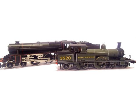 Oxford Rail Adams Radial Tank, Southern Green (3520) and a Hornby Class 5 for repair (no motor, wrong tender etc.) P&P Group 