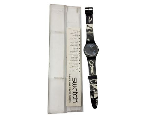 Swatch collectible wristwatch Eclipses GB128 (1989)